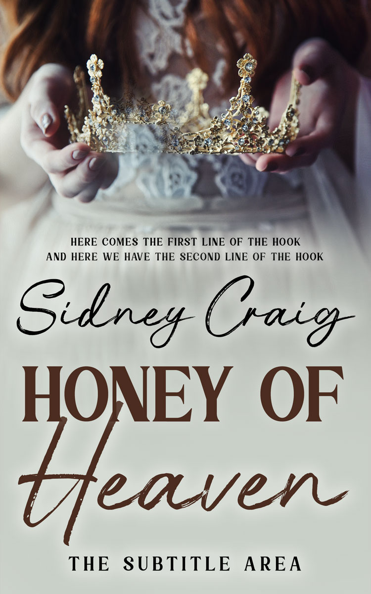 2D view of Premade Chick Lit Book Cover - Kangaroo