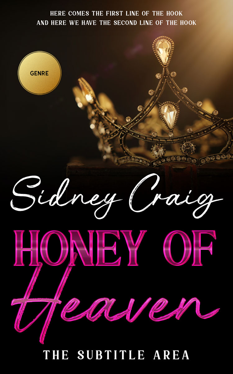 2D view of Premade Fantasy Book Cover - Contessa