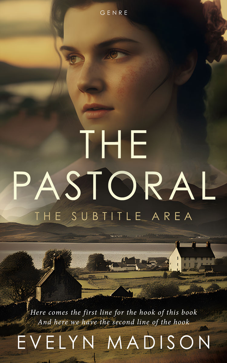 2D view of Premade Historical Book Cover - Birch