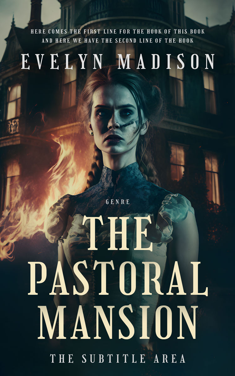 2D view of Premade Horror Book Cover - Bunker