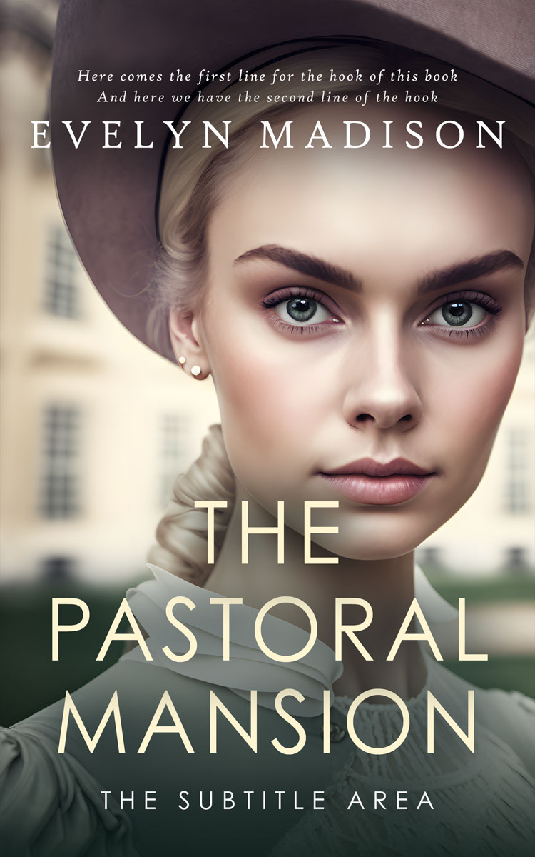 2D view of Premade Historical Book Cover - Masala