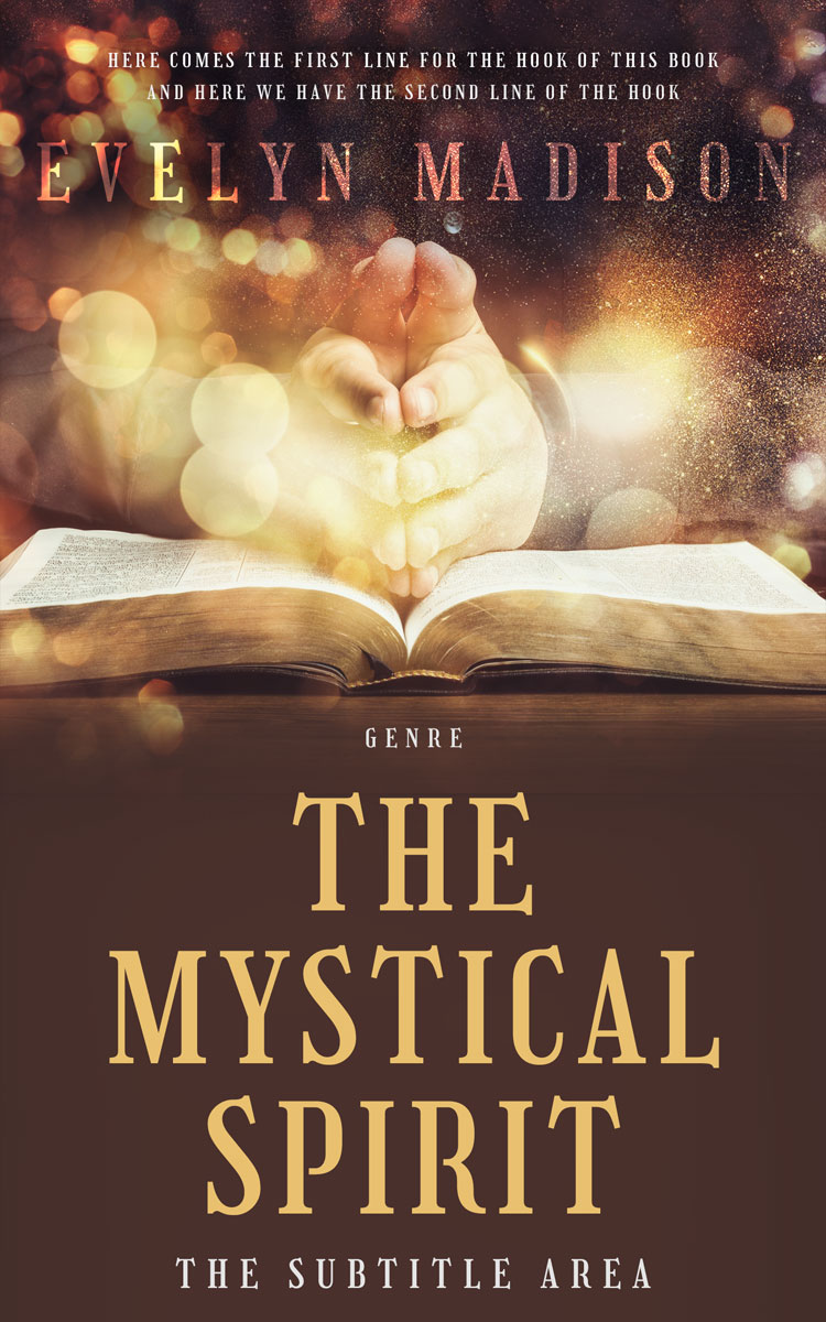 2D view of Premade Religion & Spirituality Book Cover - Rock