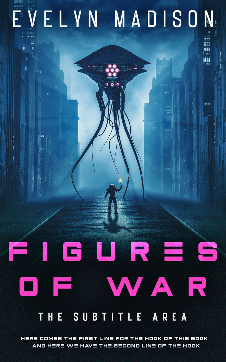 2D view of Premade Apocalyptica Book Cover - Firefly