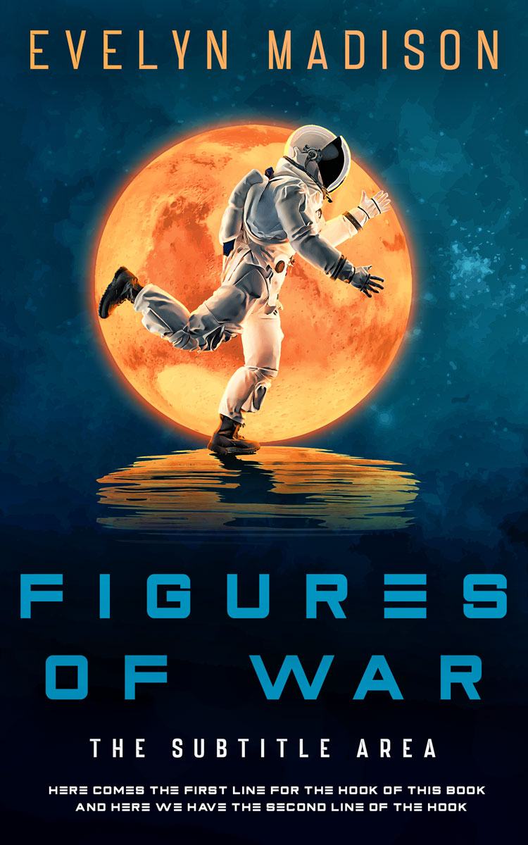 2D view of Premade Science Fiction Book Cover - Porsche