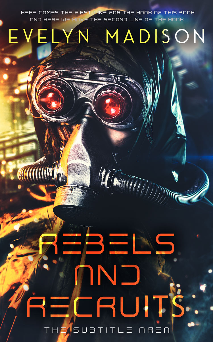 2D view of Premade Apocalyptica Book Cover - Shark