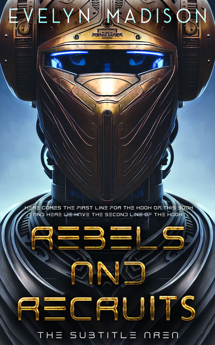 2D view of Premade Science Fiction Book Cover - Eagle