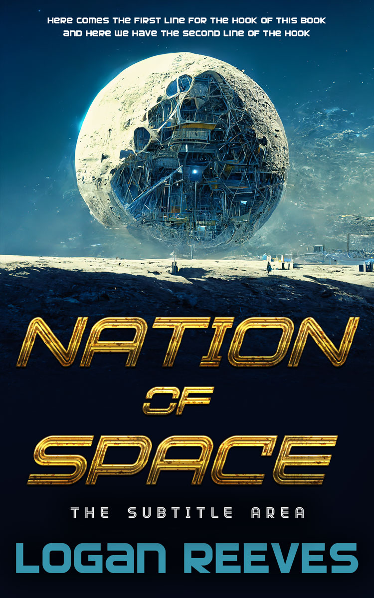 2D view of Premade Science Fiction Book Cover - Yuma