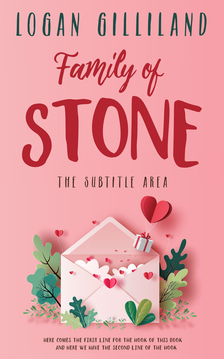 2D view of Premade Romance Book Cover - Wewak