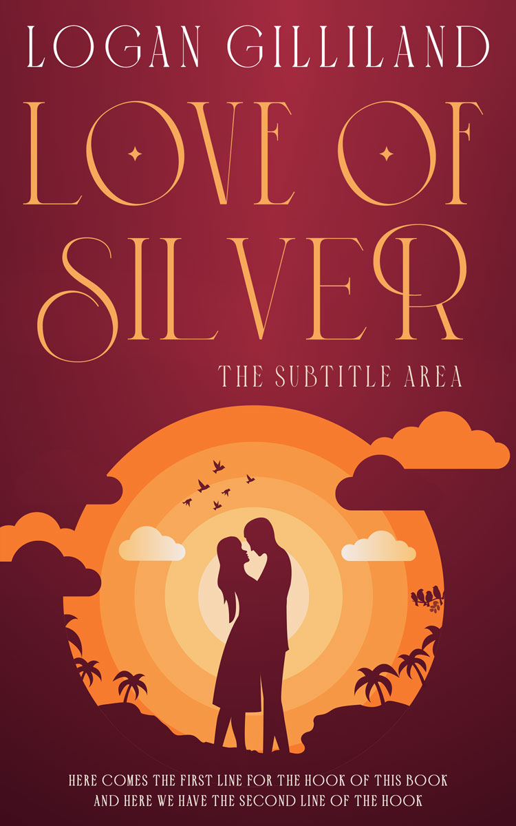 2D view of Premade Romance Book Cover - Crown Of Thorns