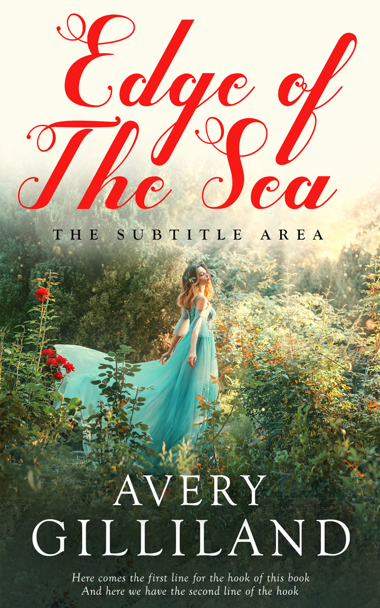 2D view of Premade Romance Book Cover - Heavy Metal