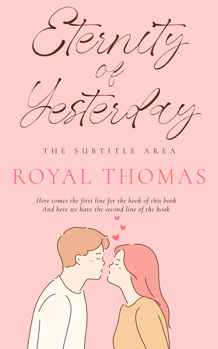 2D view of Premade Romance Book Cover - Cinderella