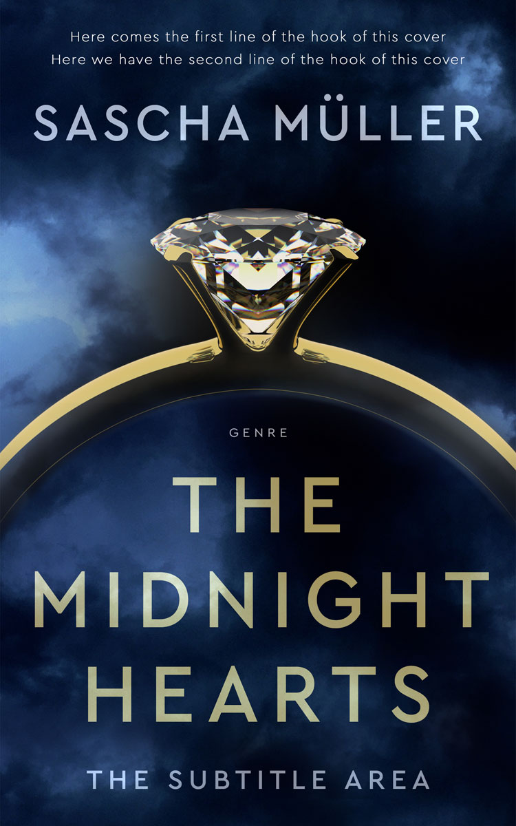 2D view of Premade Romance Book Cover - Firefly