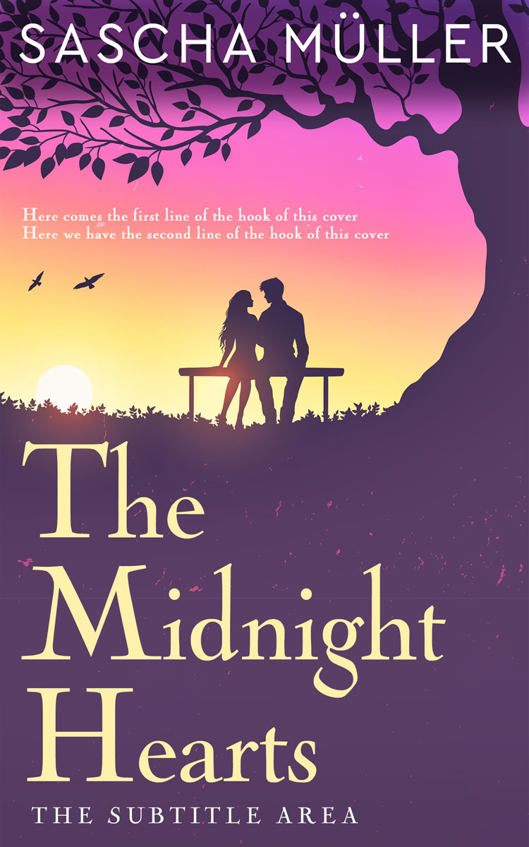 2D view of Premade Romance Book Cover - Voodoo