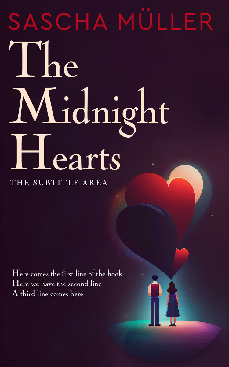 2D view of Premade Romance Book Cover - Gondola