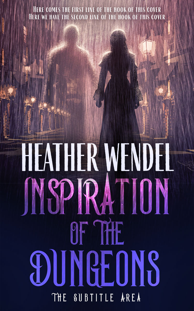 2D view of Premade Fantasy Book Cover - Mirage