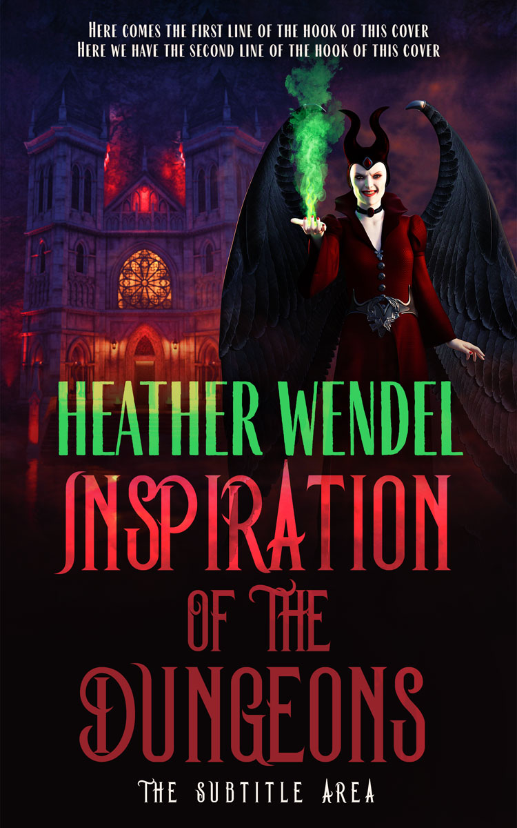 2D view of Premade Fantasy Book Cover - Gondola