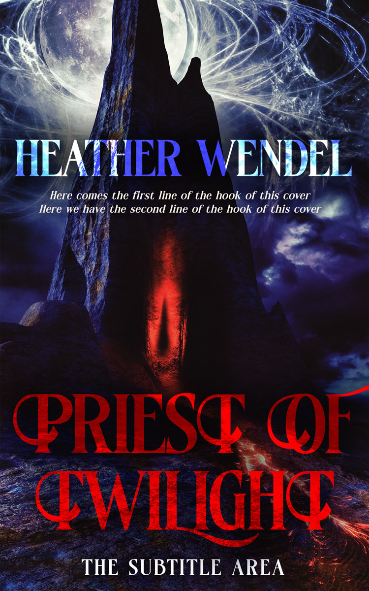 2D view of Premade Fantasy Book Cover - Mirage