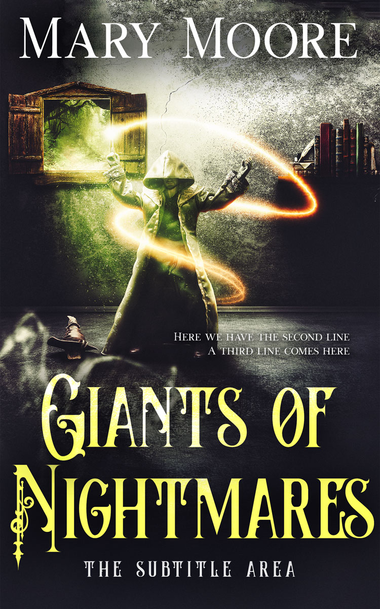 2D view of Premade Fantasy Book Cover - Sapling