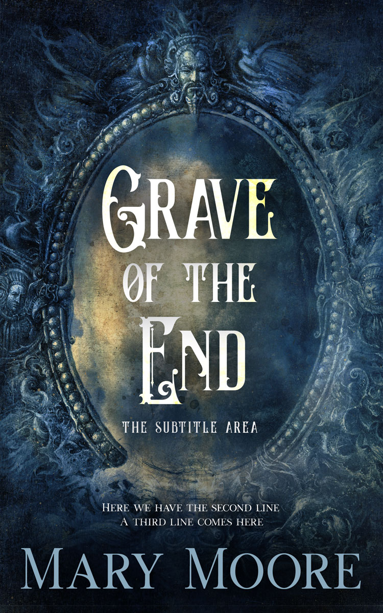 2D view of Premade Fantasy Book Cover - Ebony Clay