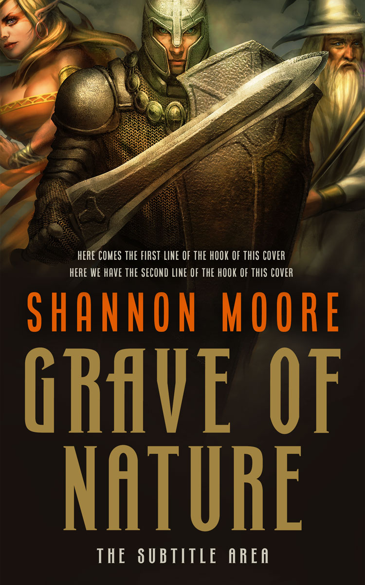 2D view of Premade Fantasy Book Cover - Muddy Waters