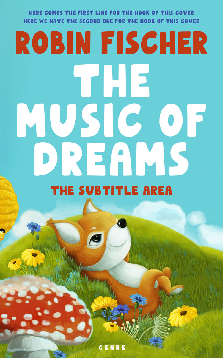 2D view of Premade Nature Book Cover - Downy