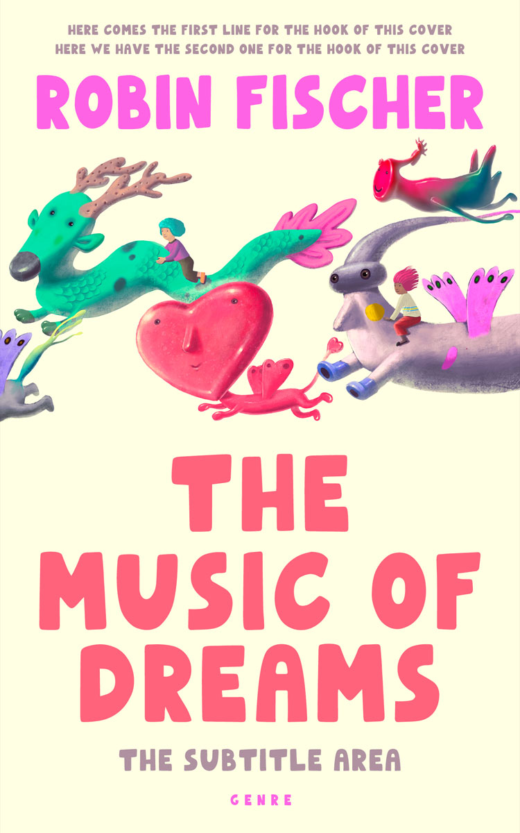 2D view of Premade Surreal Book Cover - Rum Swizzle