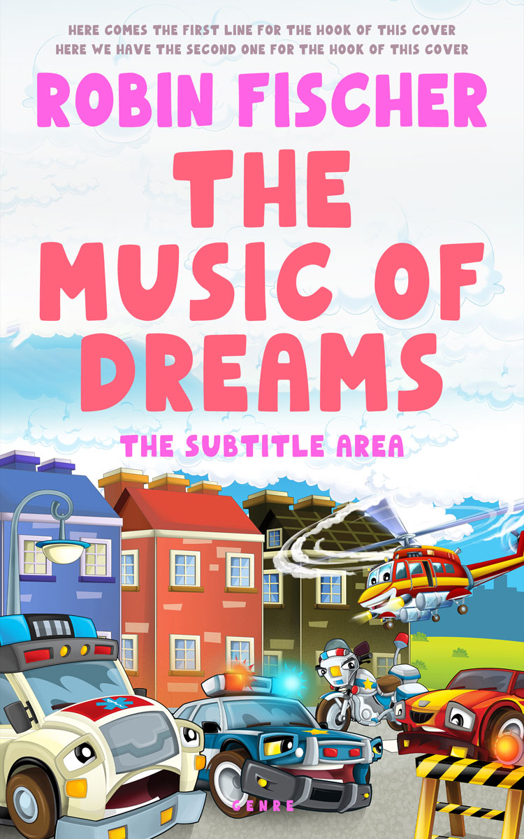 2D view of Premade Children's Book Cover - Fiord