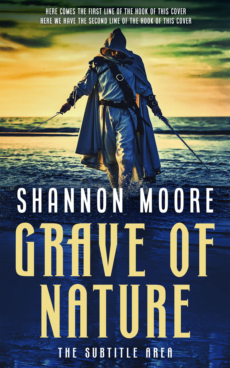 2D view of Premade Fantasy Book Cover - Cloud Burst