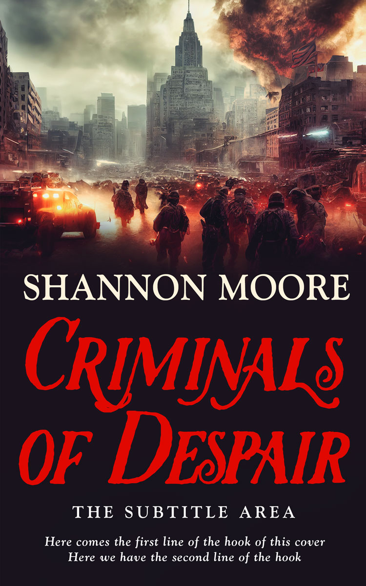 2D view of Premade Apocalyptica Book Cover - Japonica