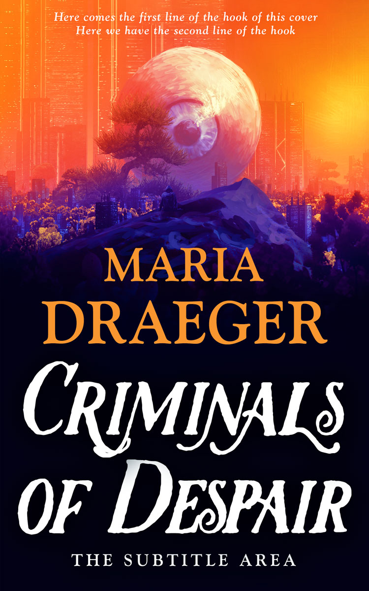 2D view of Premade Apocalyptica Book Cover - Jaffa