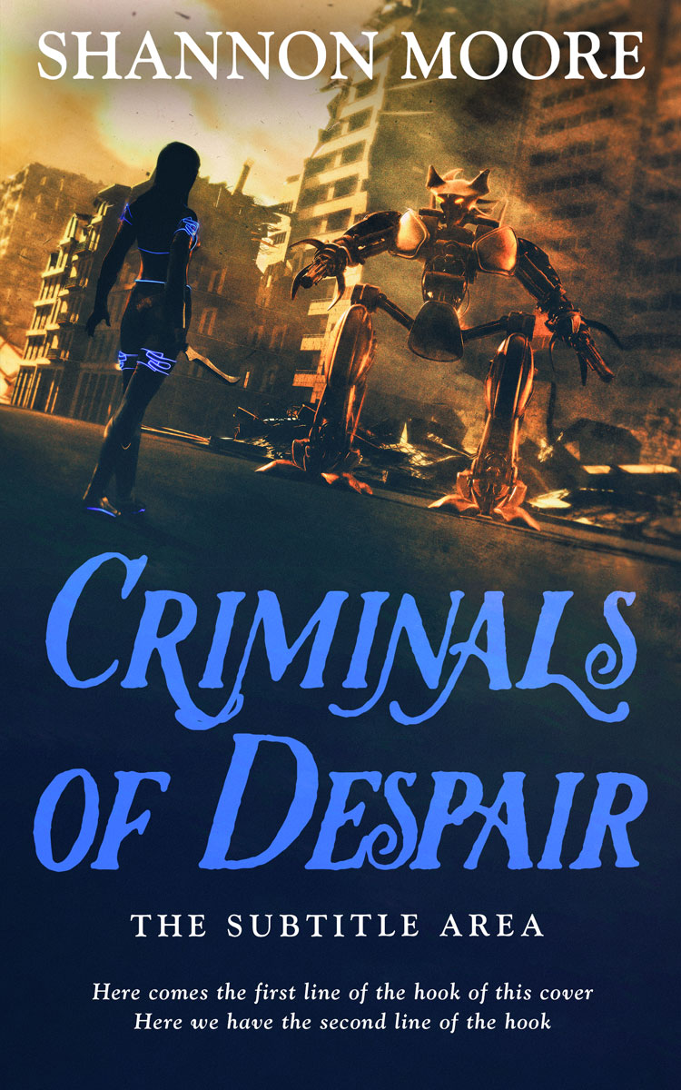 2D view of Premade Apocalyptica Book Cover - Ebony Clay