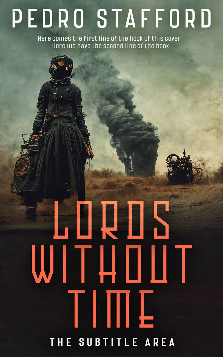 2D view of Premade Apocalyptica Book Cover - Tuatara