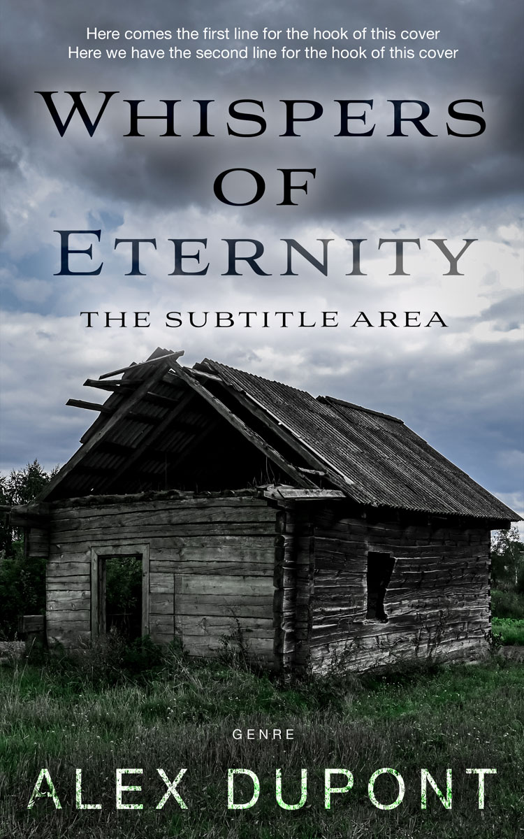 2D view of Premade Mystery & Thriller & Suspense Book Cover - Outer Space