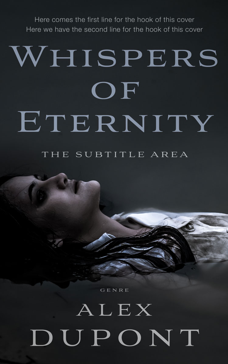 2D view of Shark #14628 - Premade Horror Book Cover