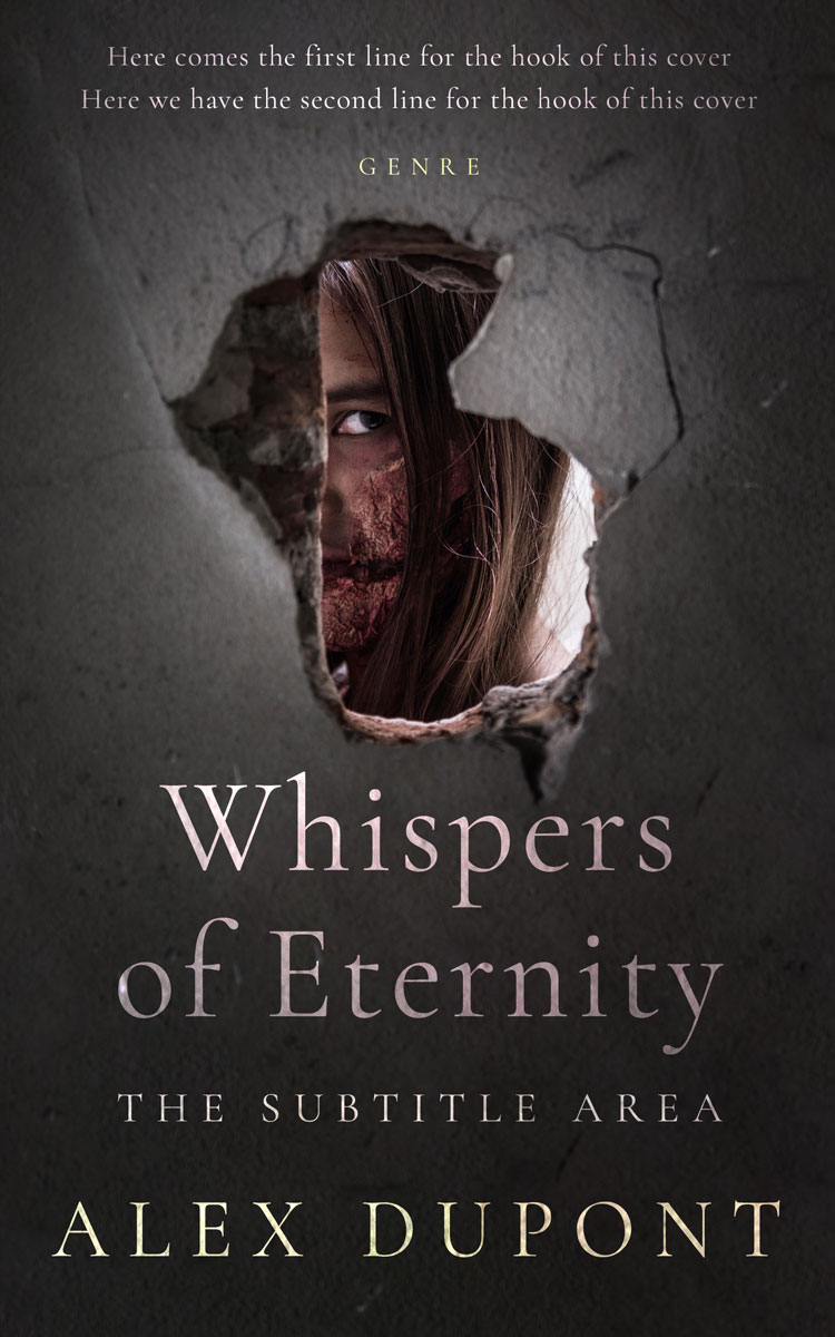 2D view of Premade Horror Book Cover - Dune