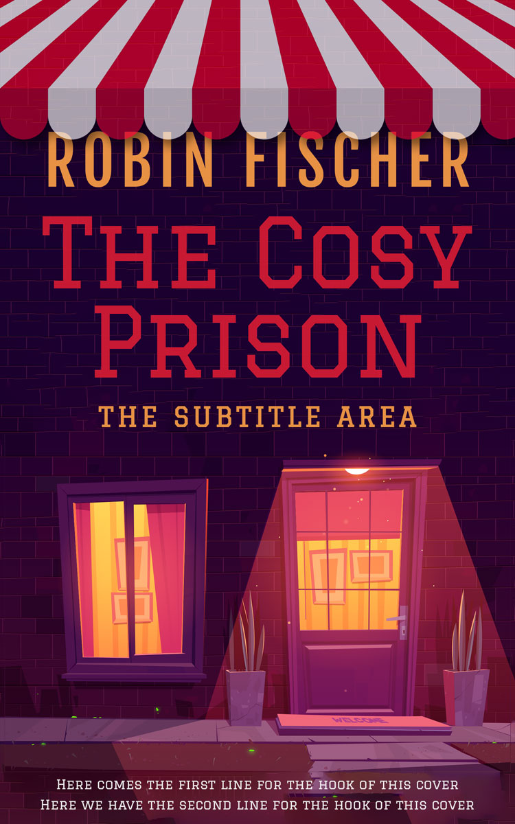 2D view of Premade Mystery & Thriller & Suspense Book Cover - Valentino