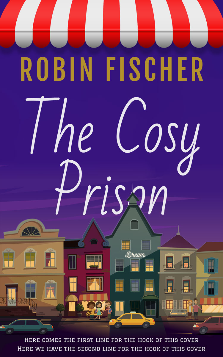 2D view of Premade Chick Lit Book Cover - Jacarta