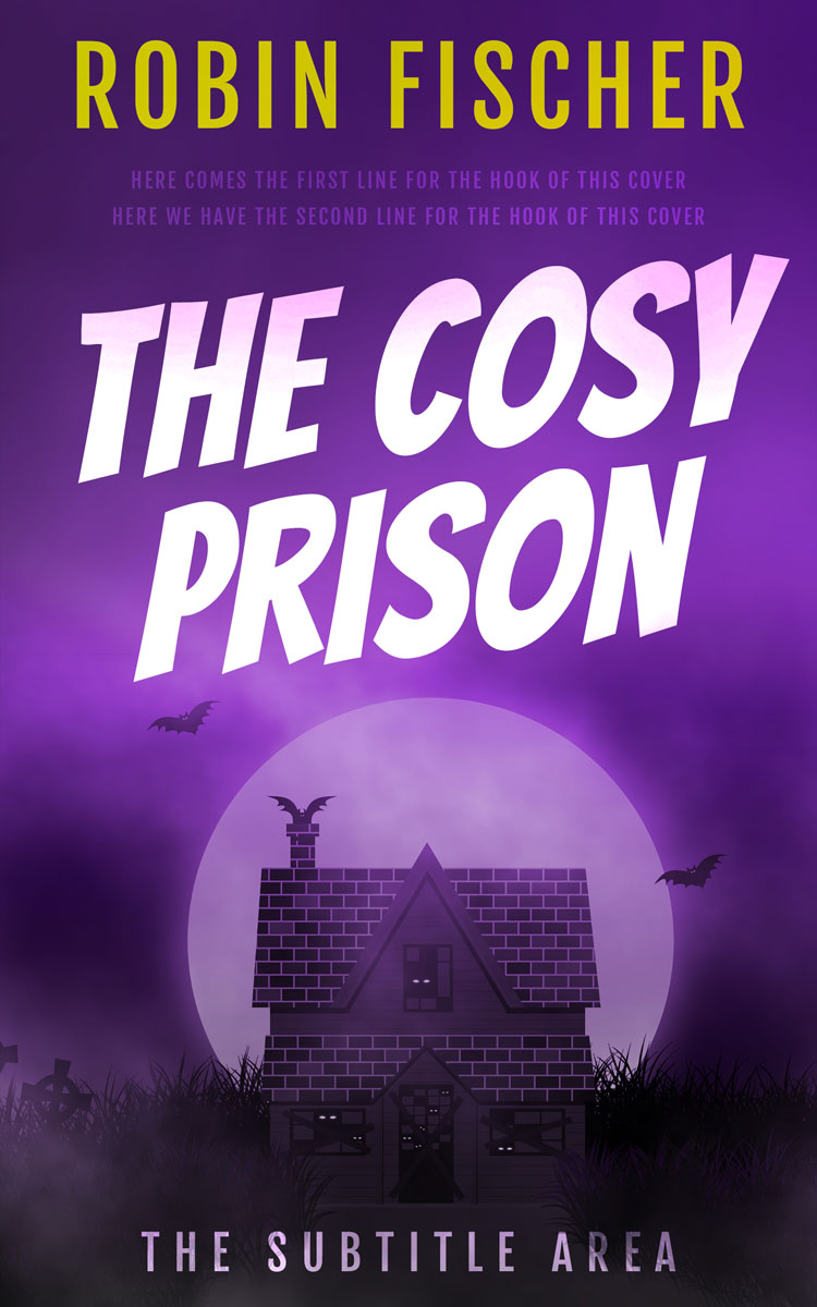 2D view of Premade Horror Book Cover - Honey Flower