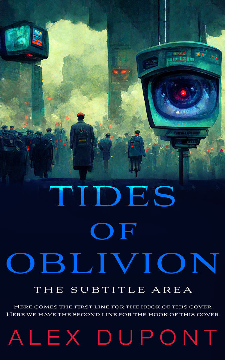 2D view of Premade Apocalyptica Book Cover - Firefly