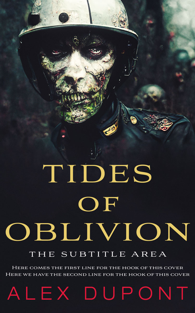 2D view of Premade Apocalyptica Book Cover - Shark