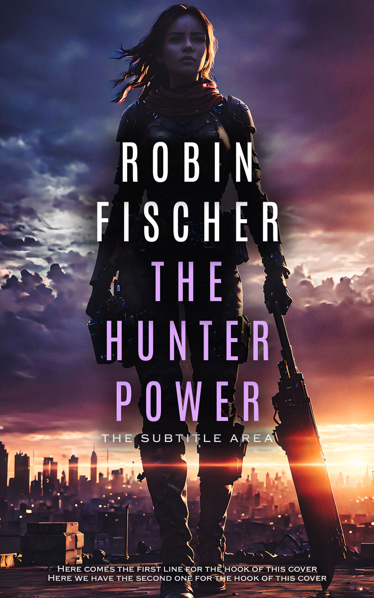 2D view of Premade Mystery & Thriller & Suspense Book Cover - Blackcurrant