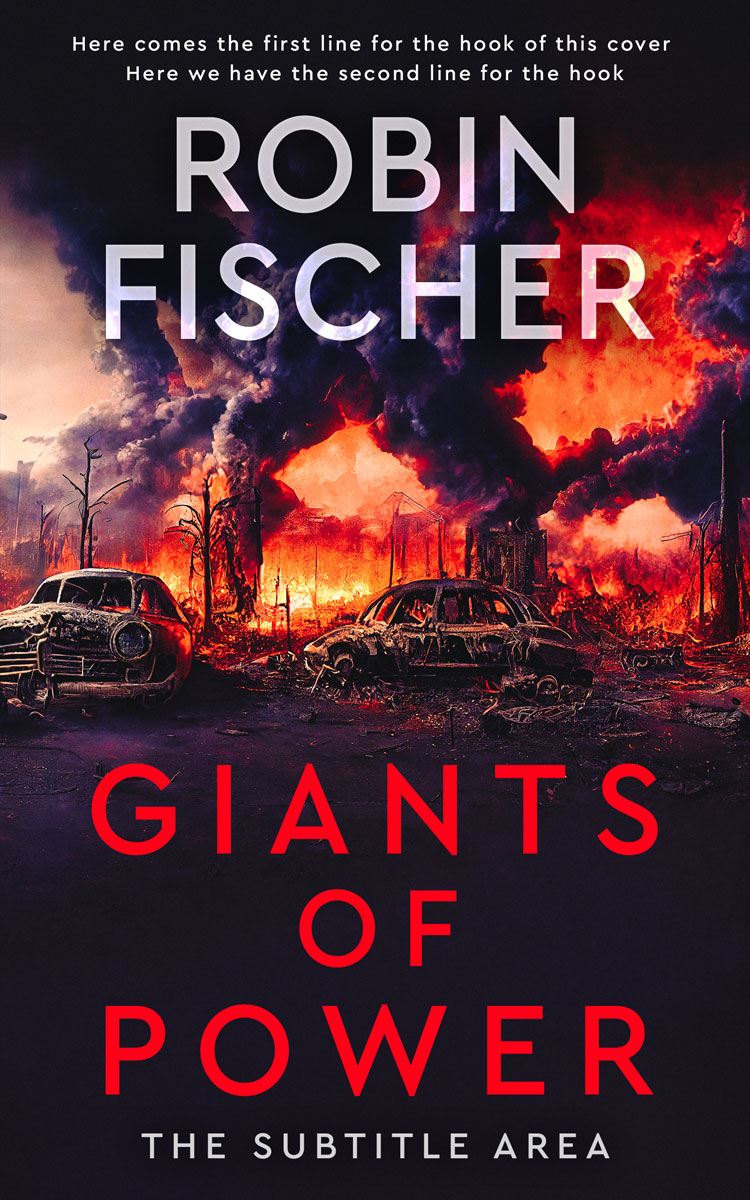 2D view of Premade Apocalyptica Book Cover - Roman