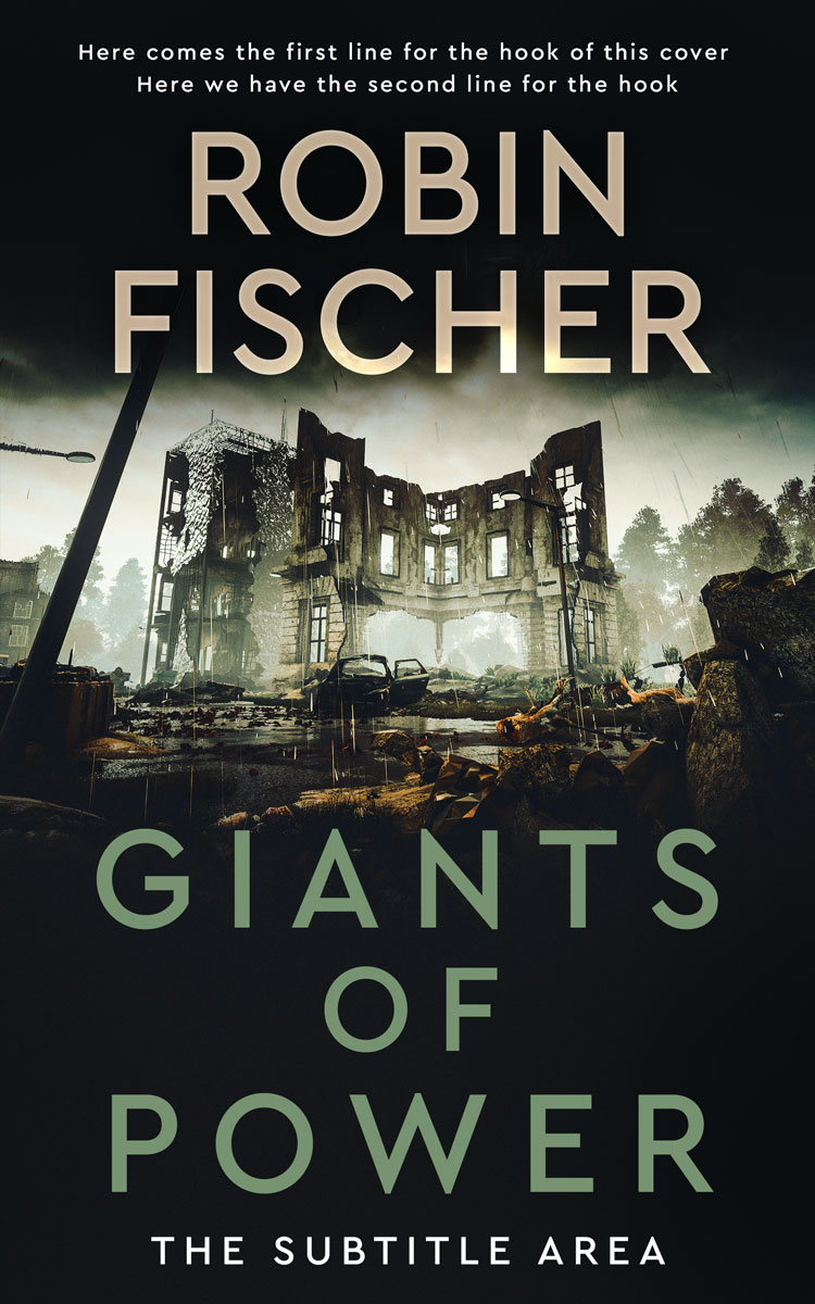 2D view of Ash #14692 - Premade Apocalyptica Book Cover