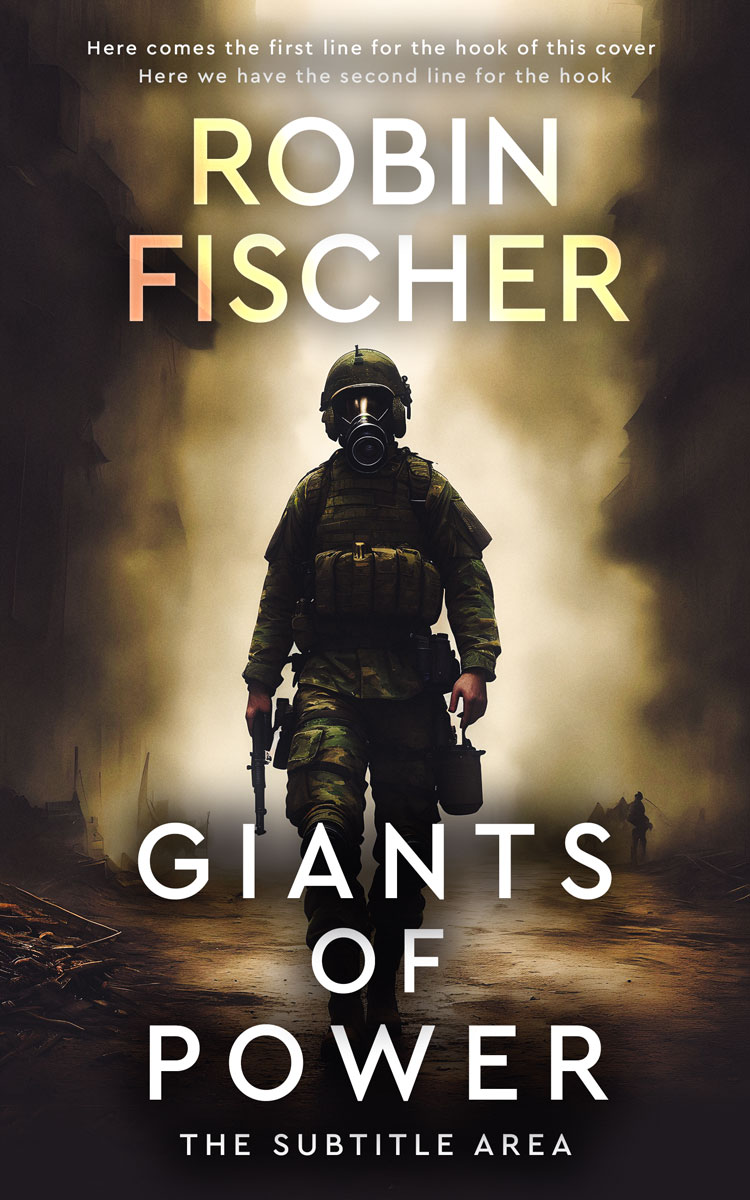 2D view of Premade Apocalyptica Book Cover - Akaroa