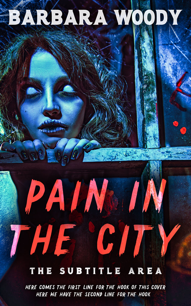 2D view of Premade Horror Book Cover - Mirage