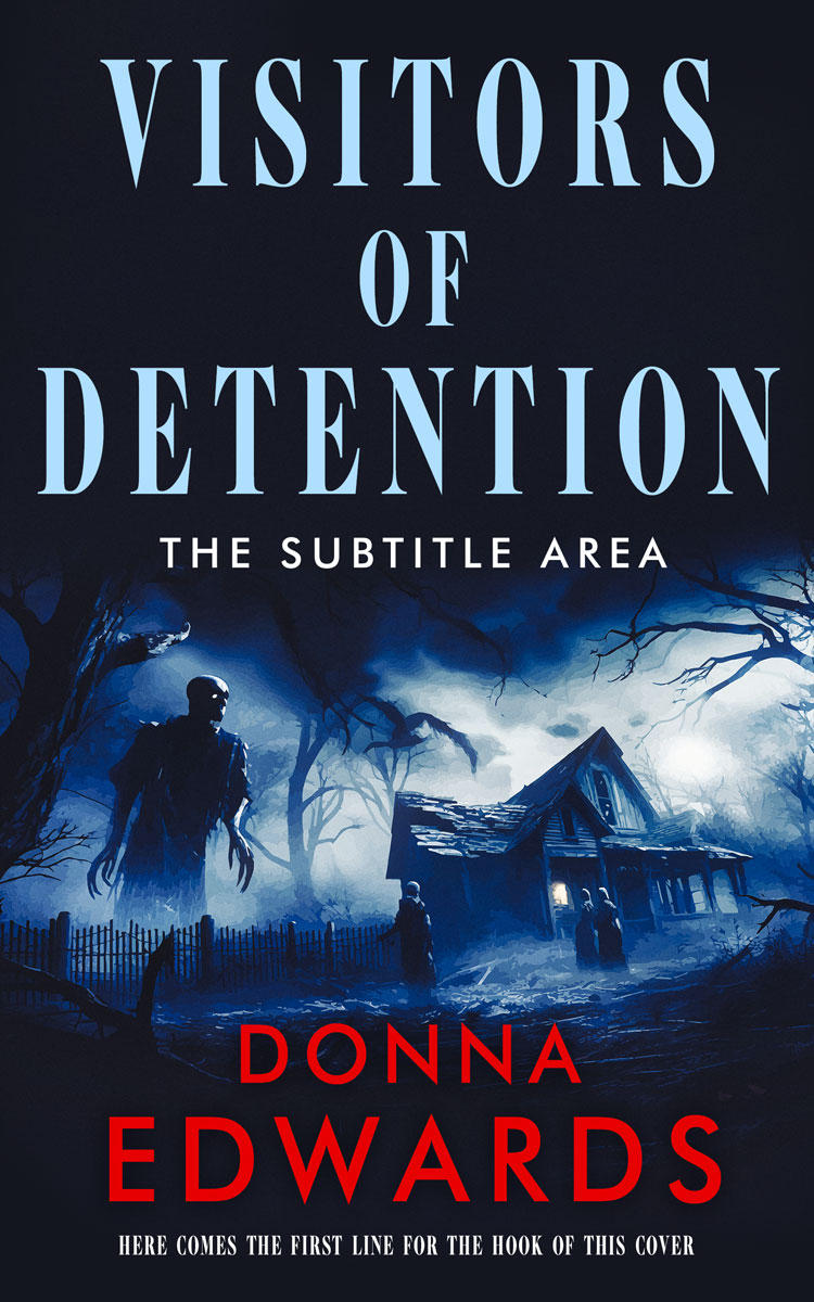 2D view of Premade Horror Book Cover - Mirage