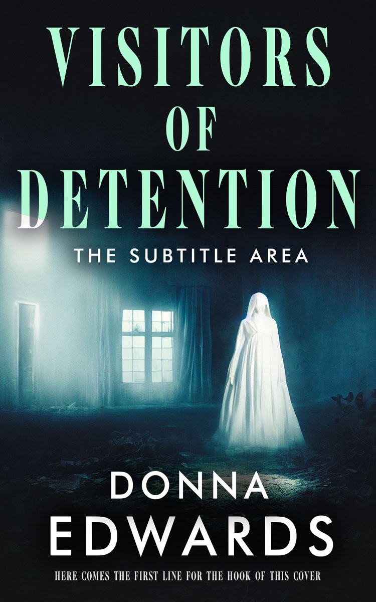 2D view of Premade Horror Book Cover - Edgewater