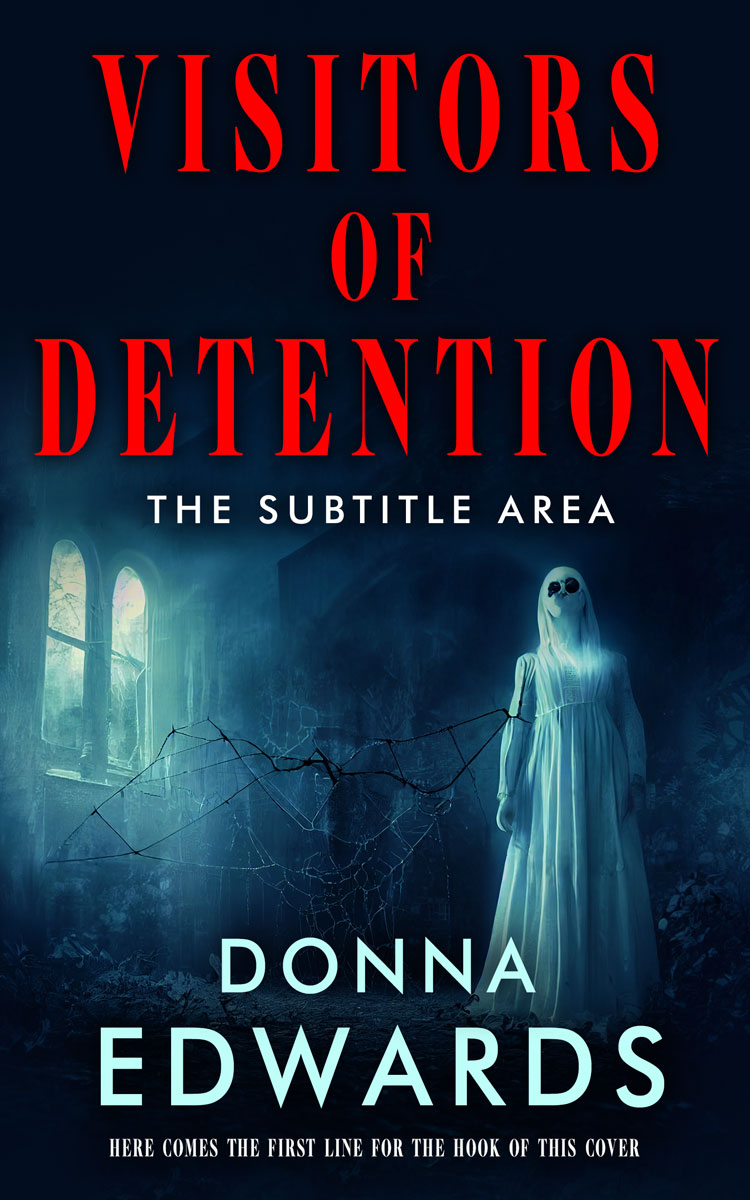 2D view of Premade Horror Book Cover - Black Pearl