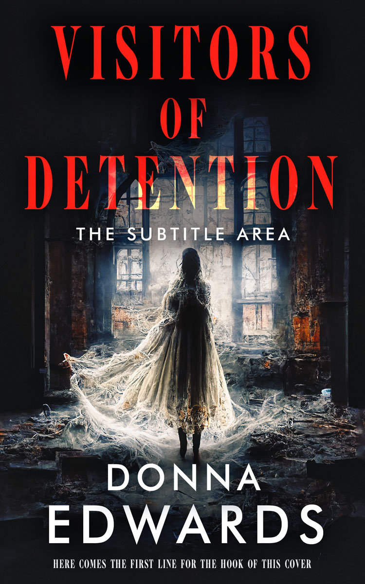 2D view of Premade Horror Book Cover - My Pink