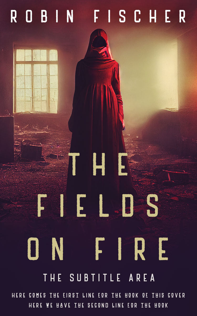 2D view of Premade Horror Book Cover - Jon